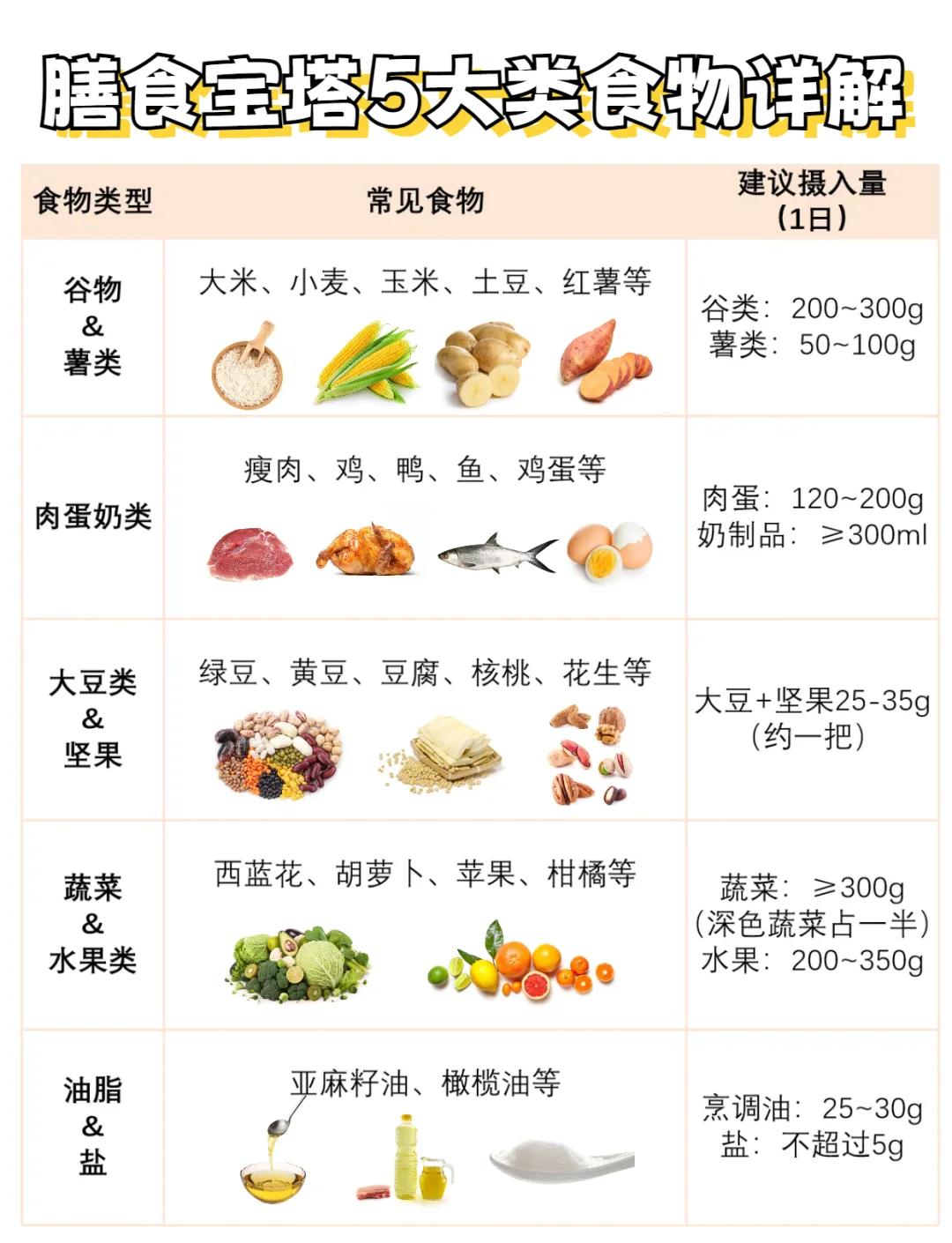 膳食指南 五大类食物营养全解析——迈向均衡营养的实践之路
